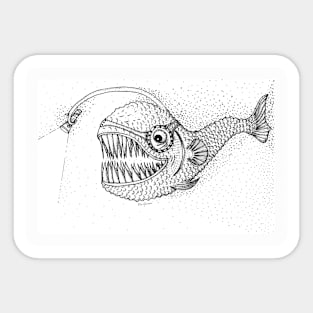 Fish from depths Sticker